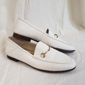 Sam Edelman Loraine white bit loafers